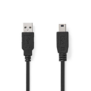 Nedis USB 2.0-Kabel A Male - Mini 5-Pins Male 2,0 m